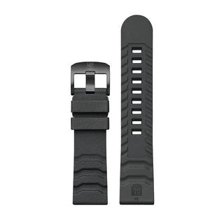 Nitrilrubber Armband, 24 mm, FPX.3800.21B.K, Schwarz