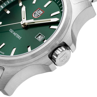 Sport Timer, 43 mm, Sport Uhr - 2537	,Detailansicht Ziffernblatt und Krone