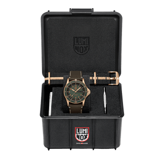 Automatic Sport Timer Bronze, 42 mm, Sport Uhr - 0936.SET, Set mit zusätzlichem Armband und Bandwechselwerkzeug