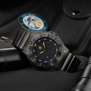 Navy SEAL Foundation, 43 mm, Military Watch - 3228.NSF	,UV Shot with green and orange light tubes