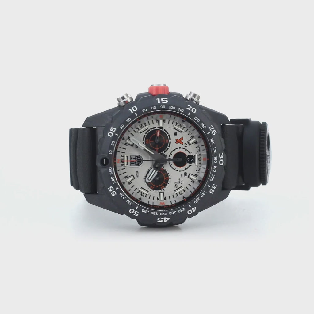 Bear Grylls Survival Master, 45 mm, Chronograph mit Kompass - 3748 , 360 Grad Video der Armbanduhr