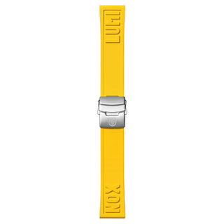 Kautschuk Armband, 24 mm, FPX.2406.50Q.K, Gelb, passend für XS - XL Größen 
