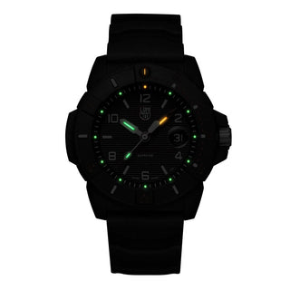 Navy SEAL, 45 mm, Militäruhr / Taucheruhr - 3615, Nachtansicht mit Leuchtröhren